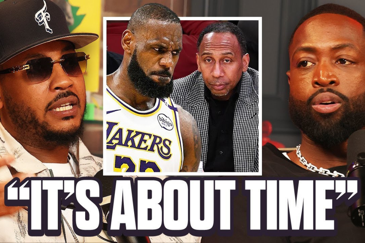 Carmelo Anthony and Dwyane Wade KEEP IT REAL on LeBron James Confronting Stephen A. Smith