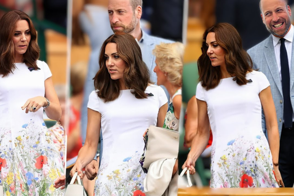 Catherine Radiates Grace in a Wildflower Dress While Celebrating International Womens Day Alongside Prince William